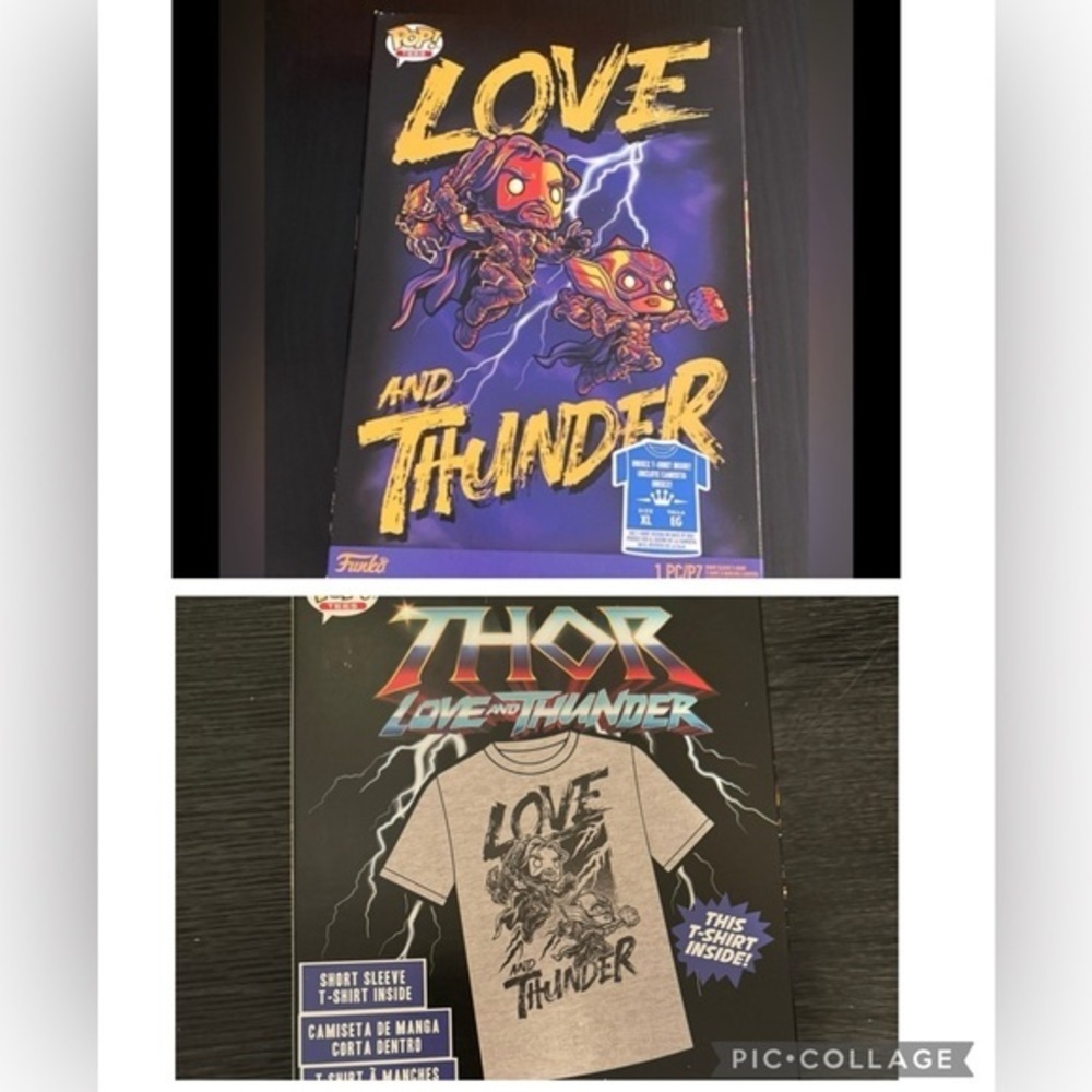 NEW Sealed Funko THOR LOVE & THUNDER Pop Tees Marvel Shirt MEN’s Unisex XL